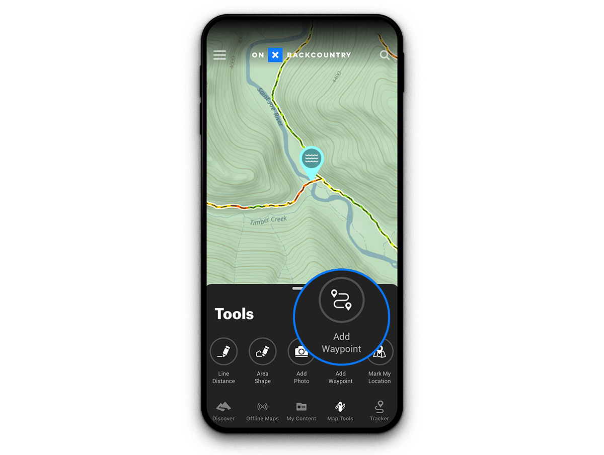 onX Backcountry Blog Waypoints 101 Waypoint Creation