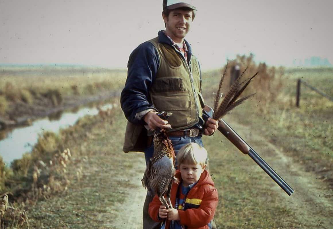 onX pro-staffer Brian B-Mac McElrea bird hunting with his dad at age 9.