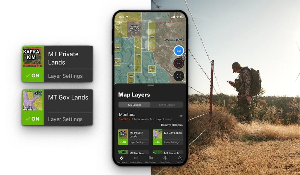 onX Layers for Finding Land to Hunt