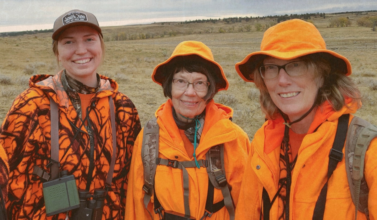 Three generations of lady hunters in the Sior family of Montana.