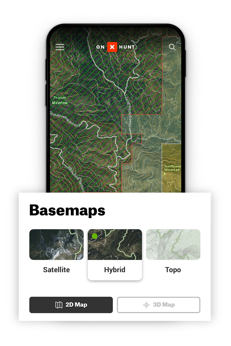 hybrid hunting basemap