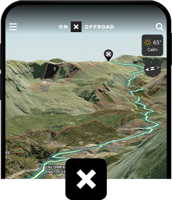 onX Offroad app preview