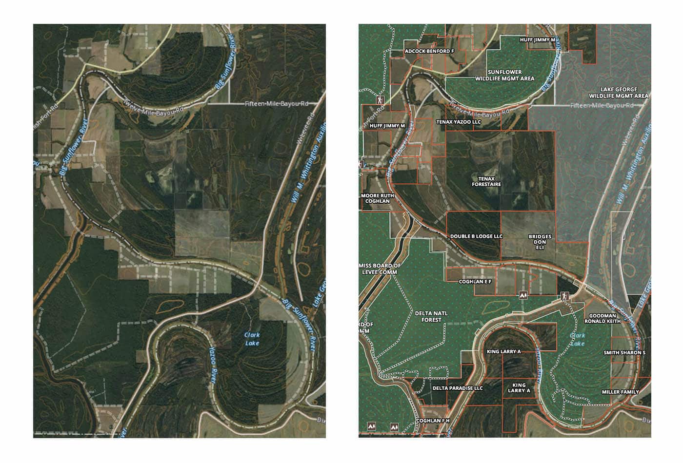 Mississippi Hunting Maps Private & Public Land MDWFP & WMA Maps onX