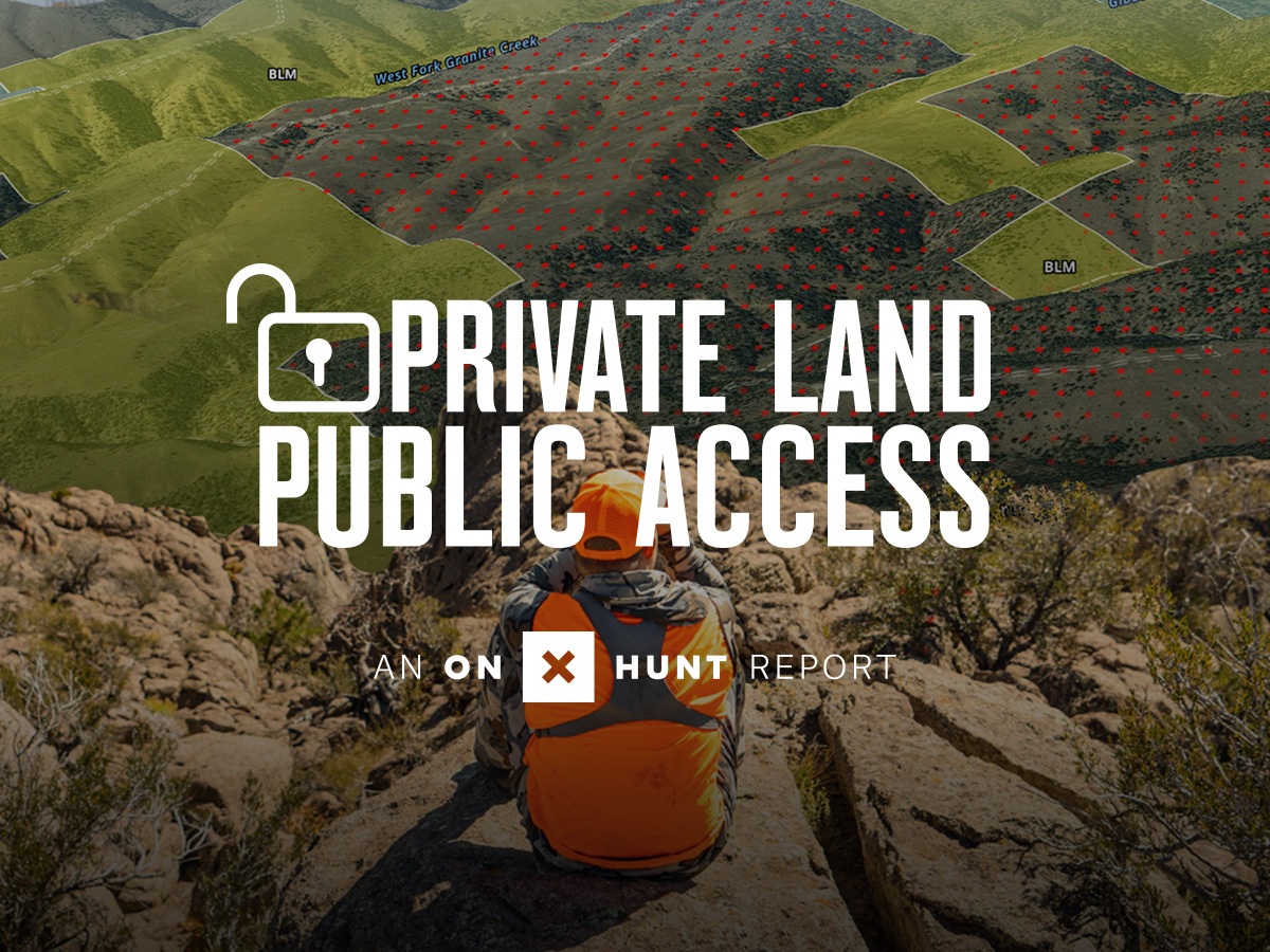 Private land, public access onX Maps