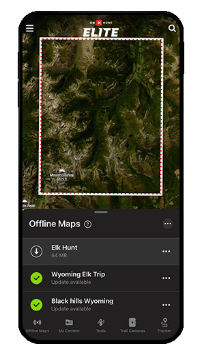 onX Hunt Offline Map screenshot