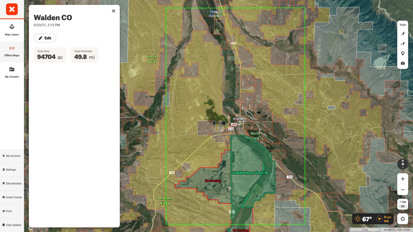 Offline Map on onX Maps