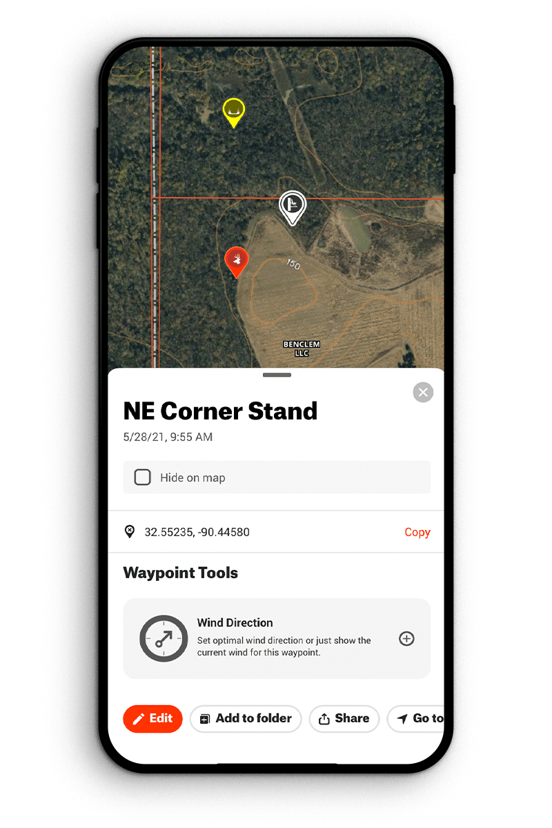 wind direction app for hunting
