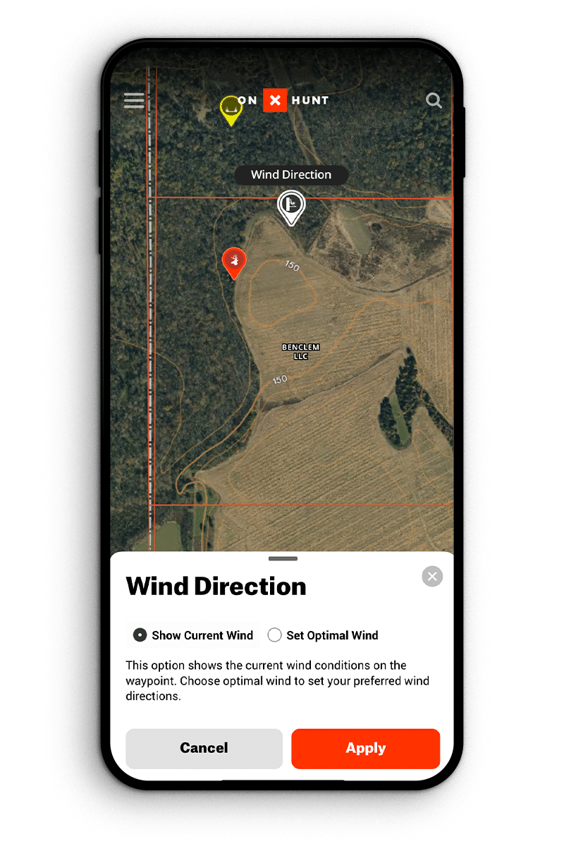 set optimal wind direction