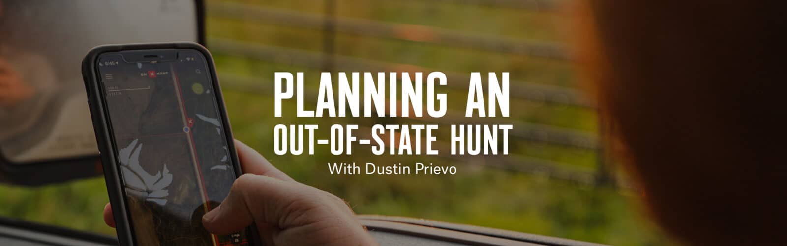 panning an out of state hunt