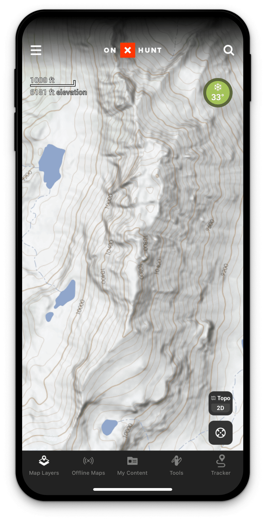 Topographic Map App 