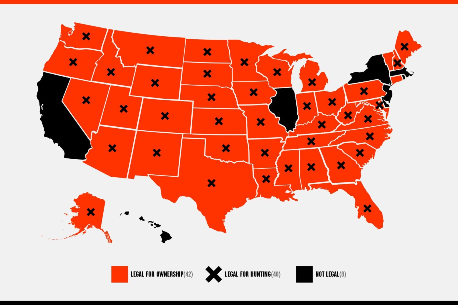 US States Where Suppressors Are Legal