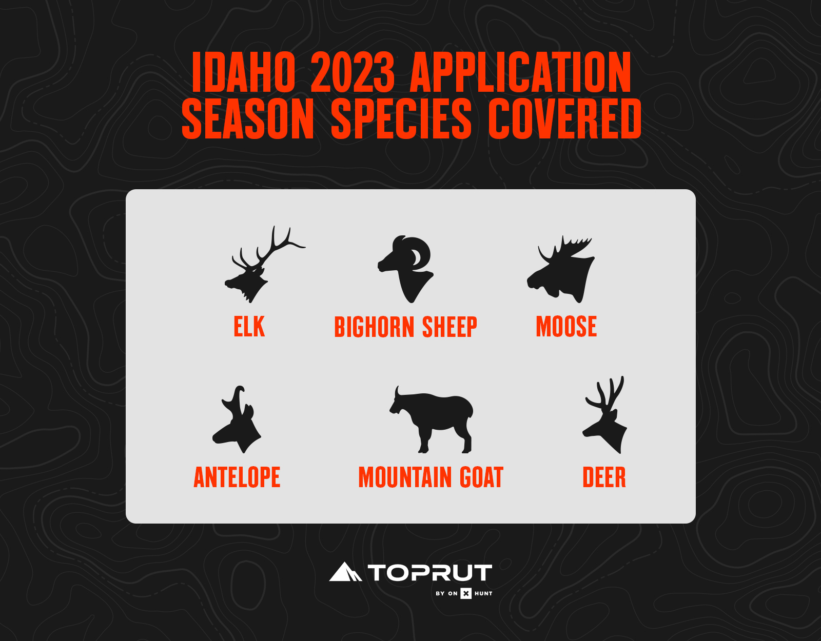 Idaho hunting application season species 