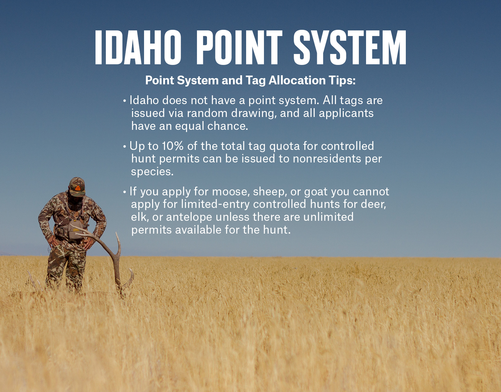 Idaho hunting tag point system 