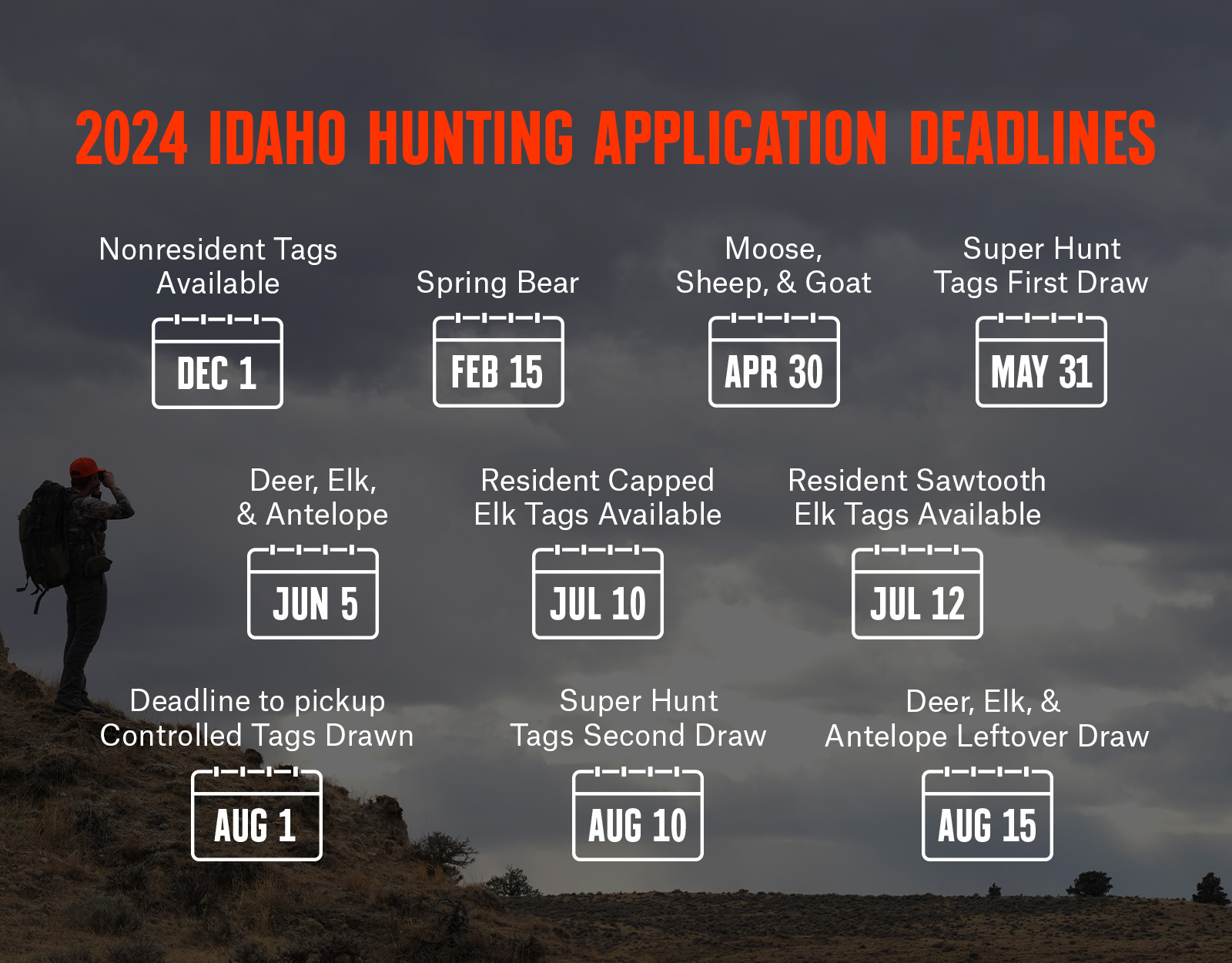 2024 Idaho - Dates