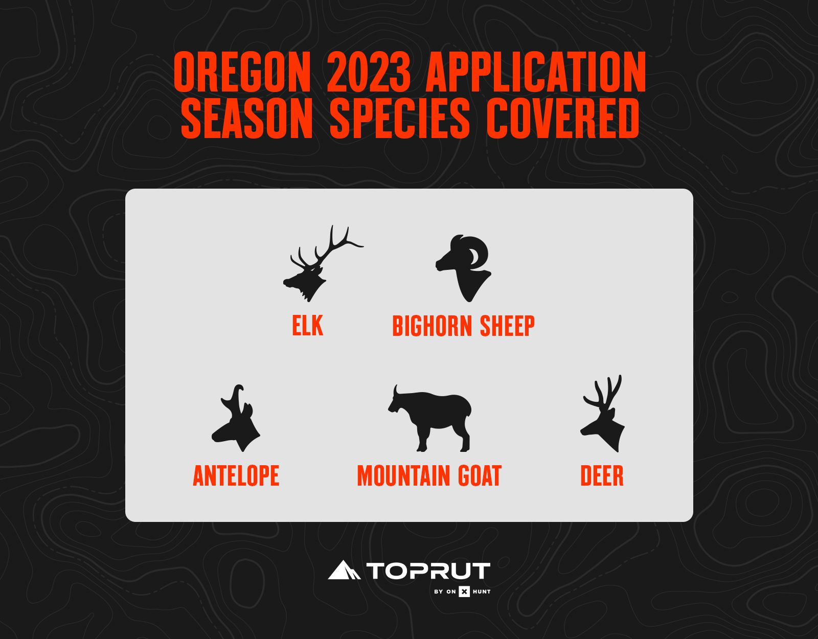 Oregon hunting application season species 