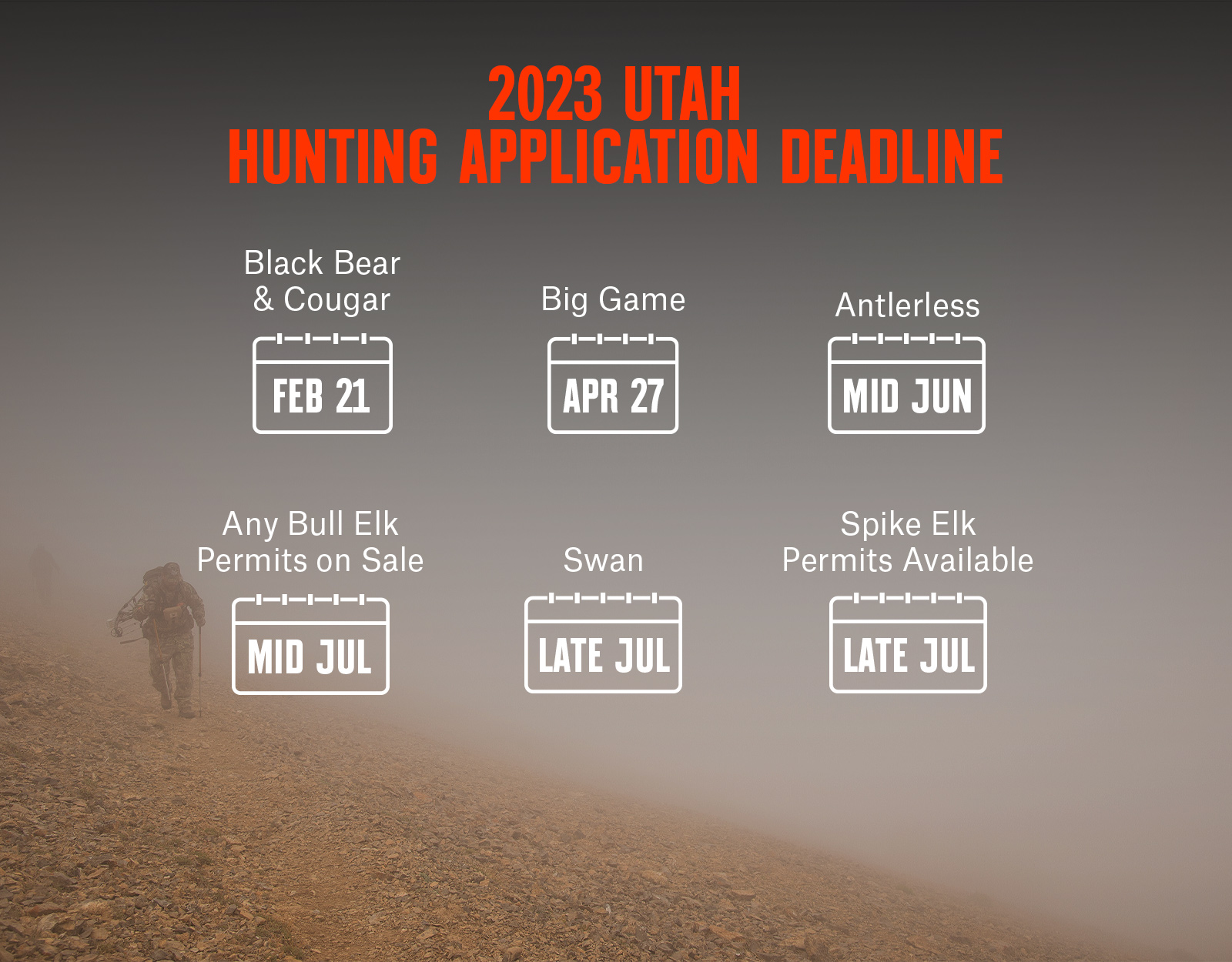 2023 Utah Application Deadline Dates