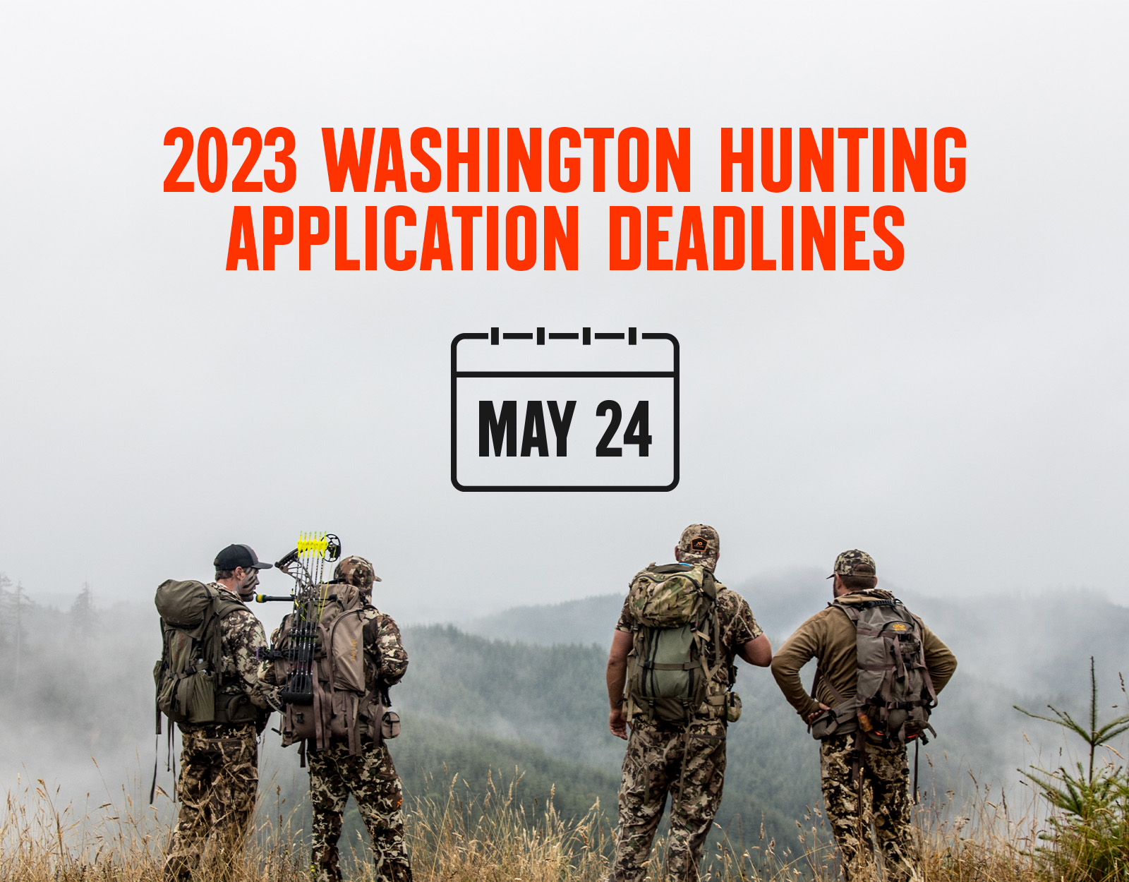 Washington hunting application deadlines