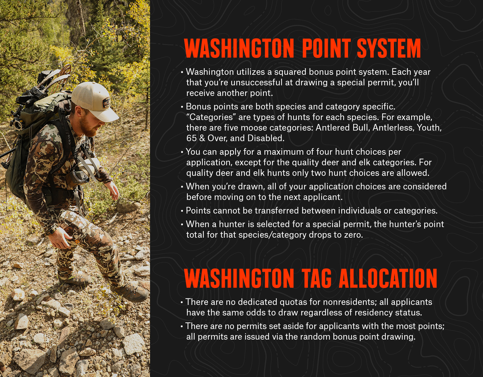 Washington hunting point system breakdown 