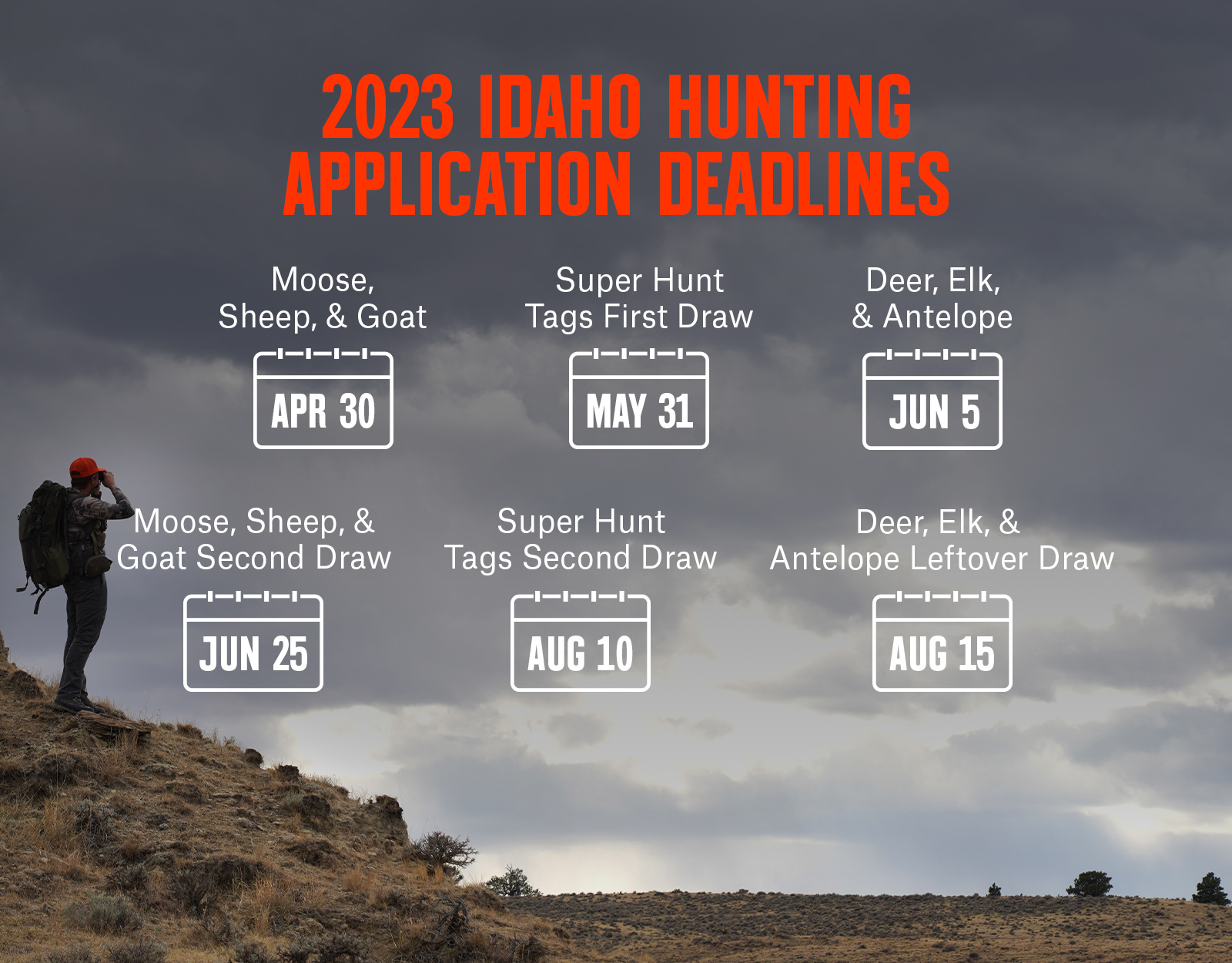 2023 Idaho Application Deadlines