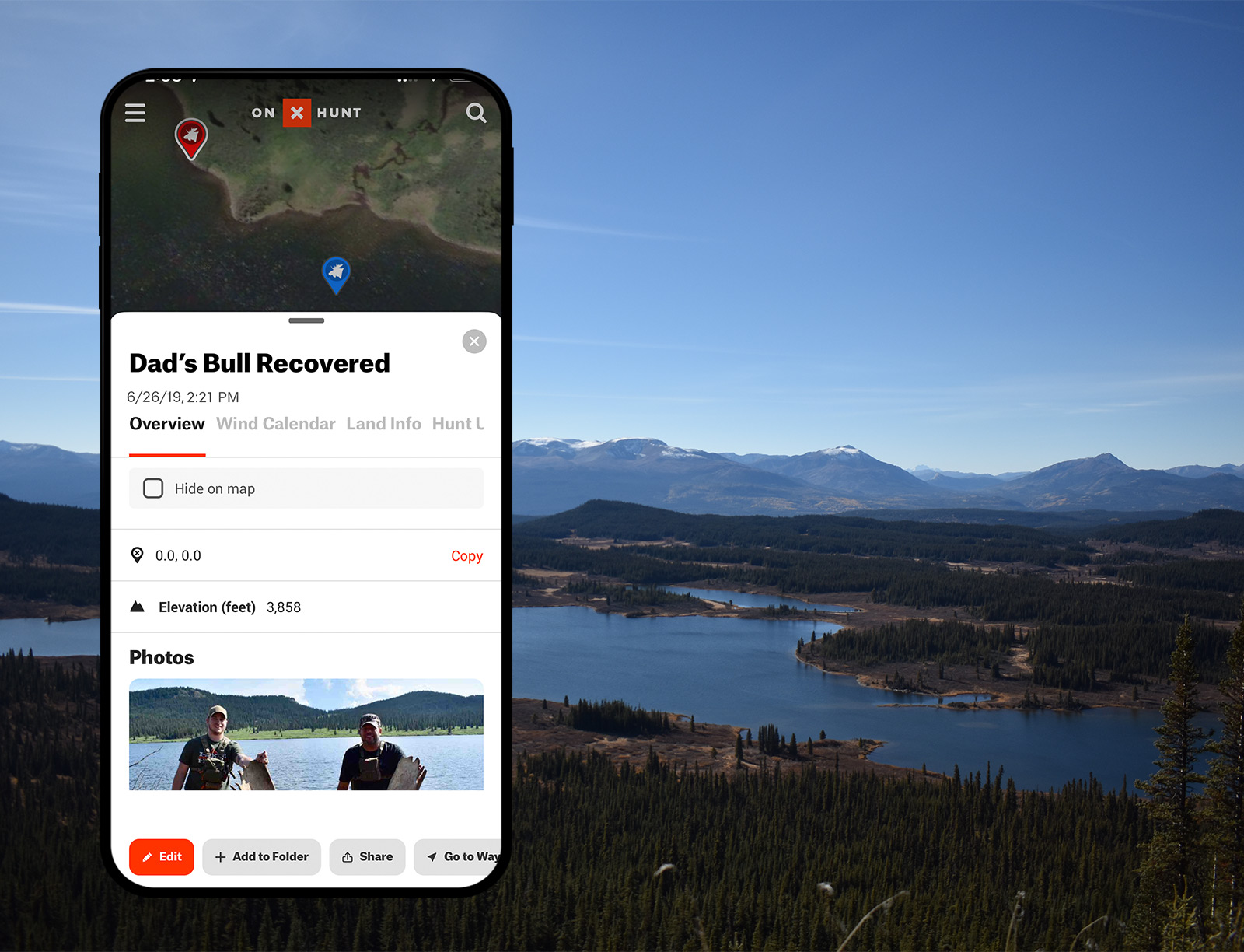 onX Hunt App used to recover a moose hunt in Alaska.