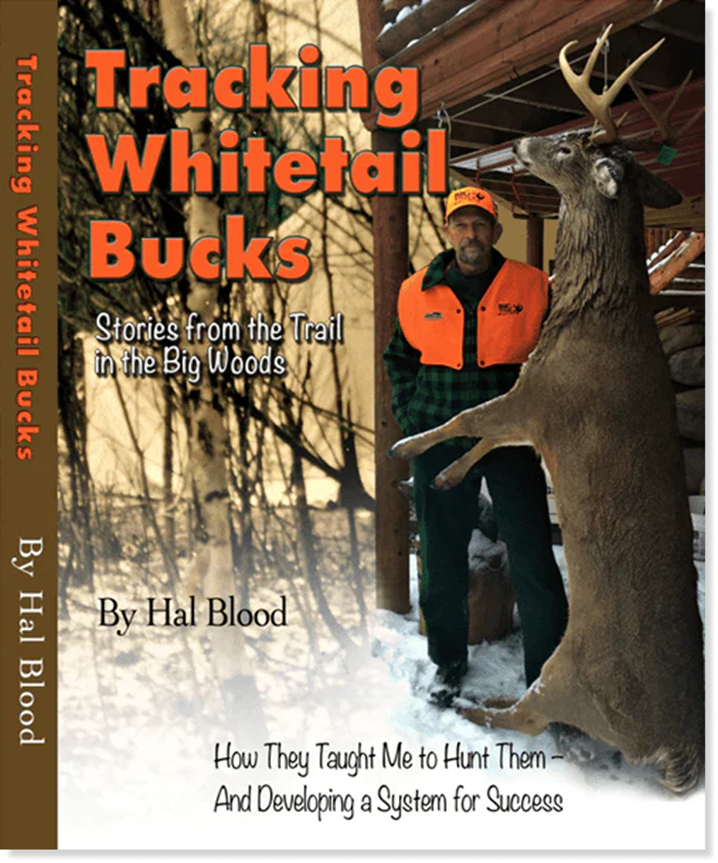 Cover for Hal Blood's book on deer tracking.
