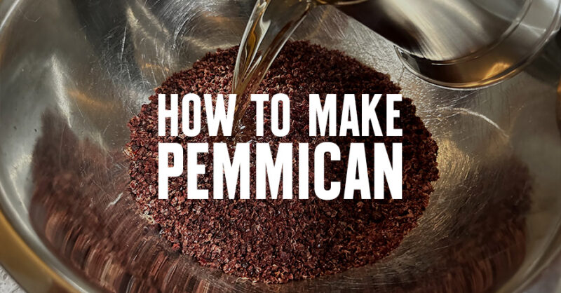 how to make pemmican