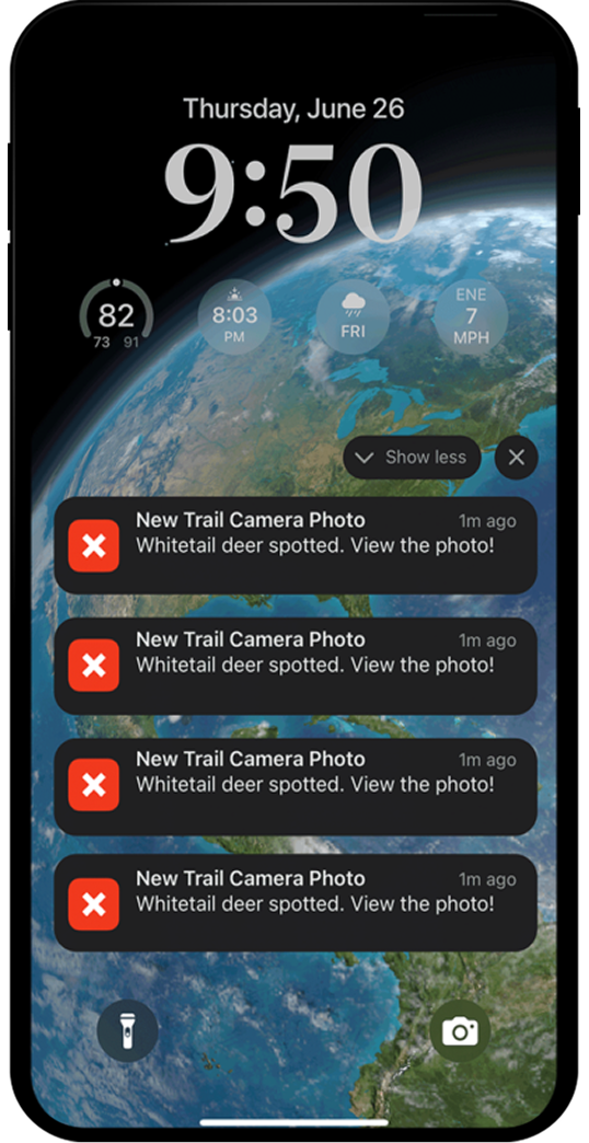 onX Hunt deer only alert.