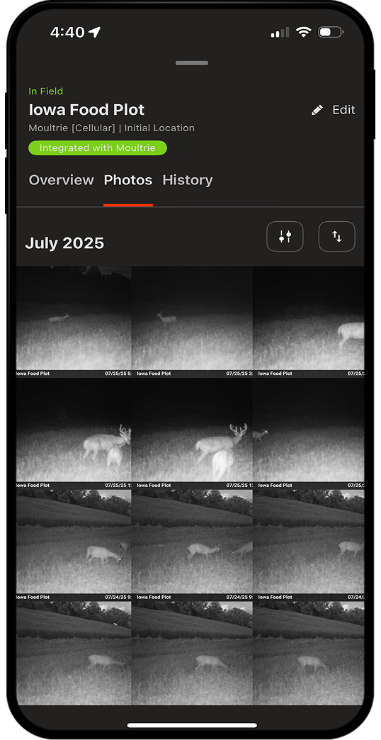 onX Hunt Trail Cam photo sharing.