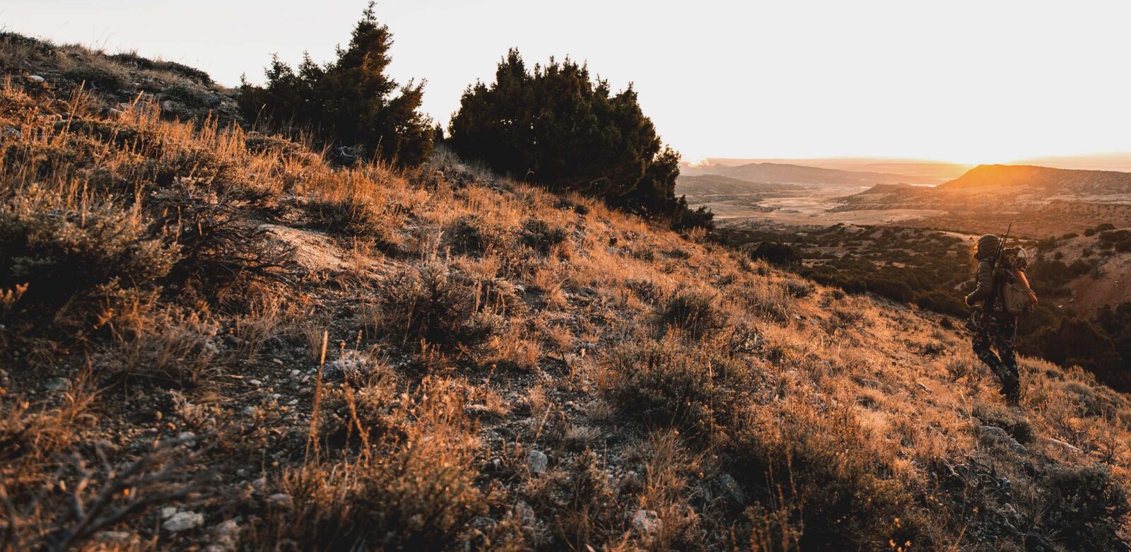 BLM hunting land shown over a ridge