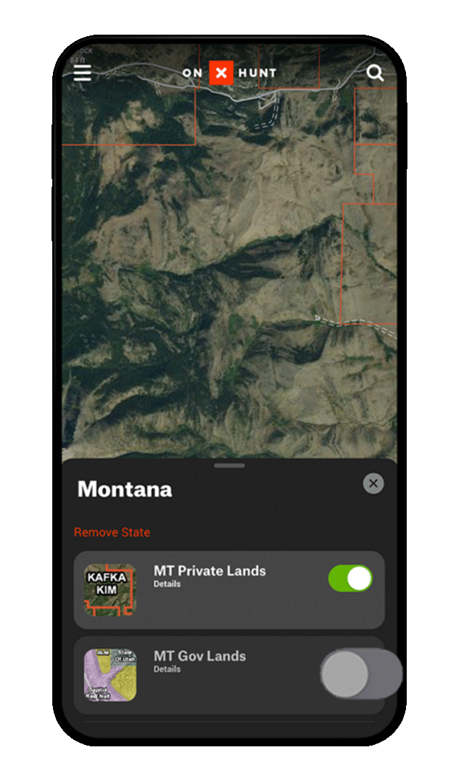 onX Hunt Map Layers