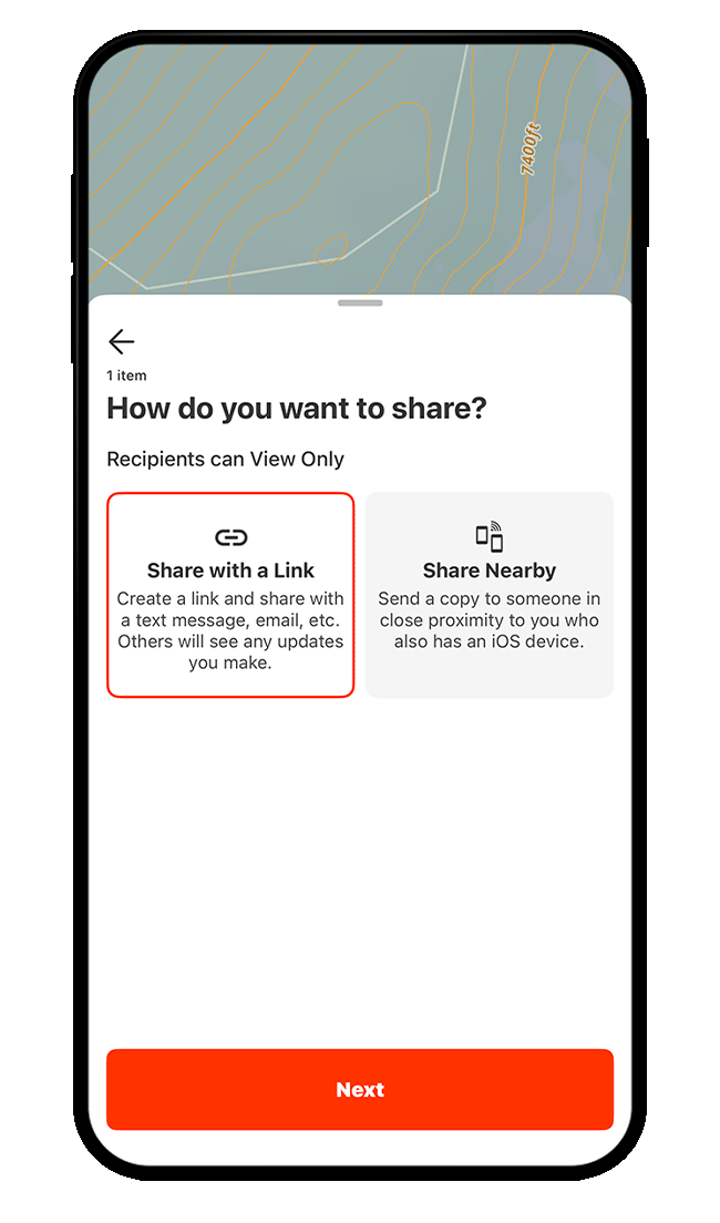onX Hunt Tracker screenshot.