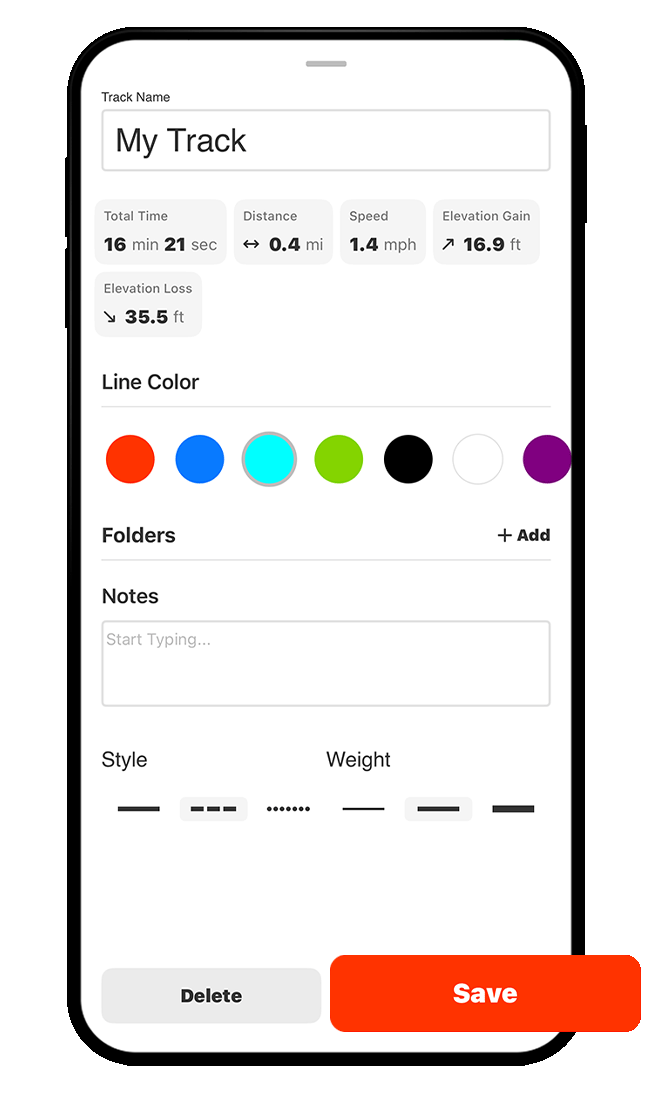 onX Hunt Tracker screenshot.