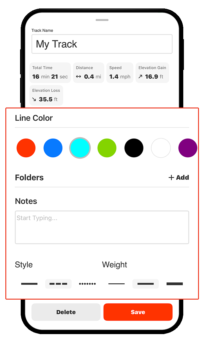 onX Hunt Tracker screenshot.
