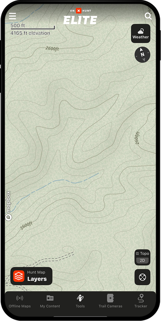 topo maps in the Hunt App.