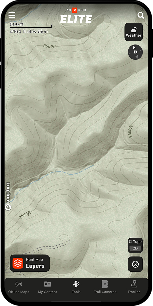 lidar maps showing a thermal hub