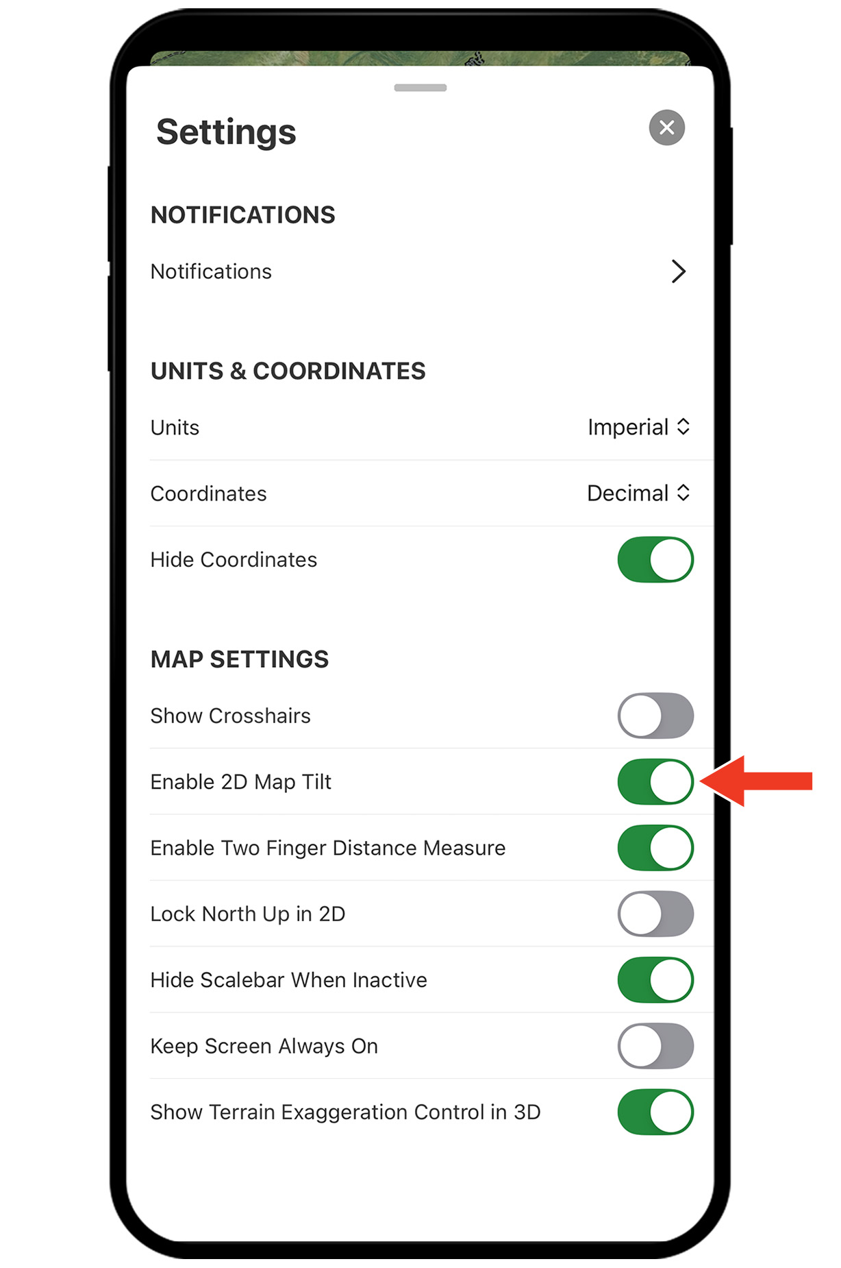 onX Hunt's 3D Maps functionality.