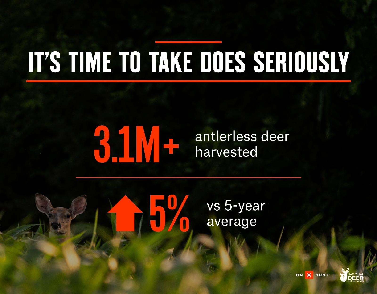 Infographic detailing NDA Deer Report insights.