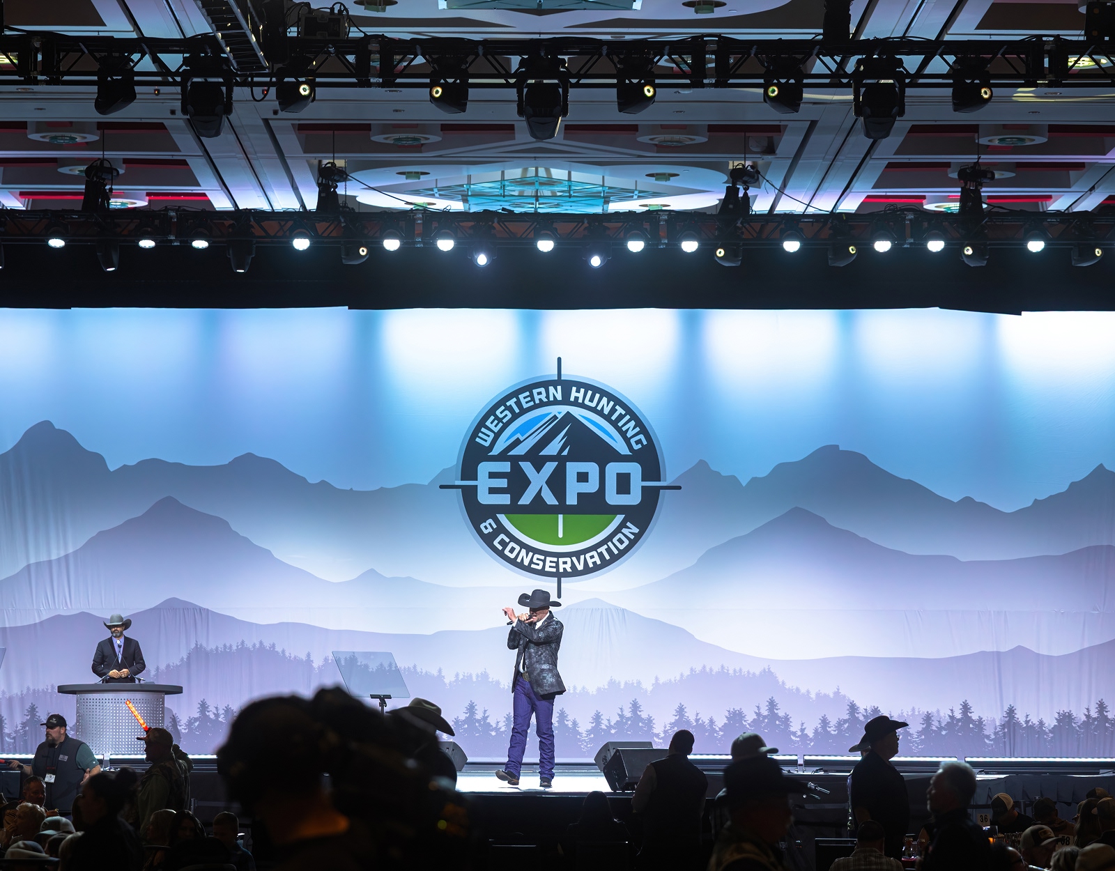 Western Hunting Expo person on stage