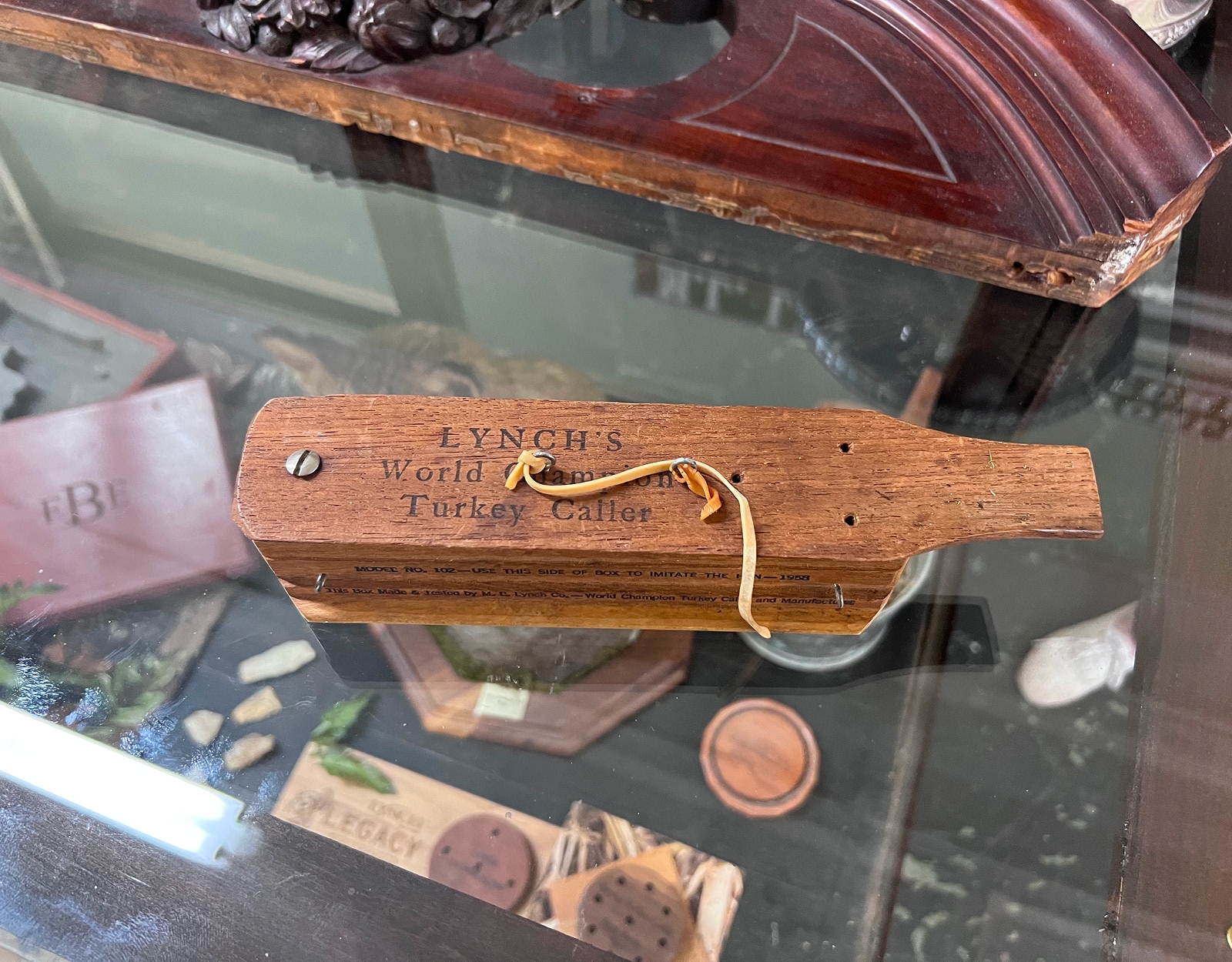 An antique M.L. lynch box call