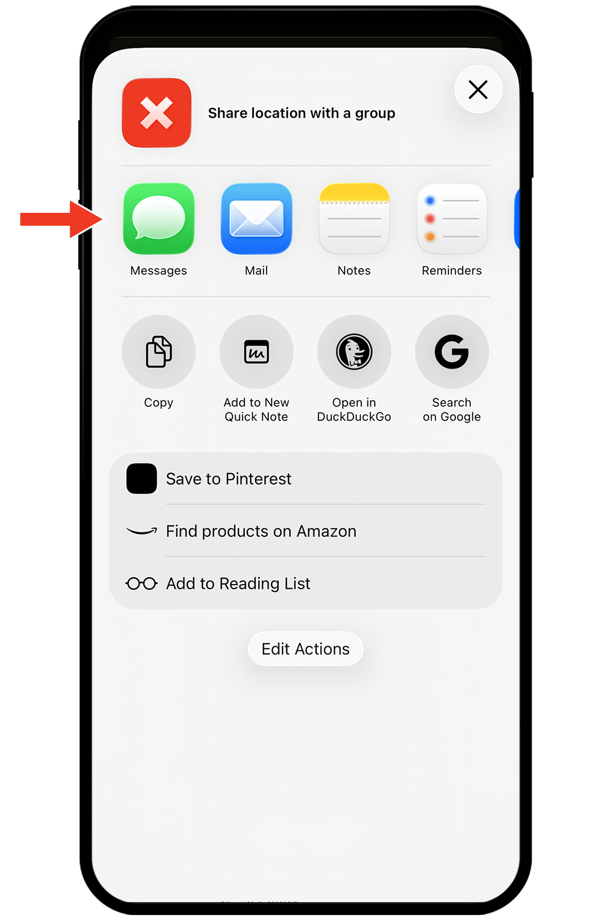 onX Hunt's Location Sharing feature.
