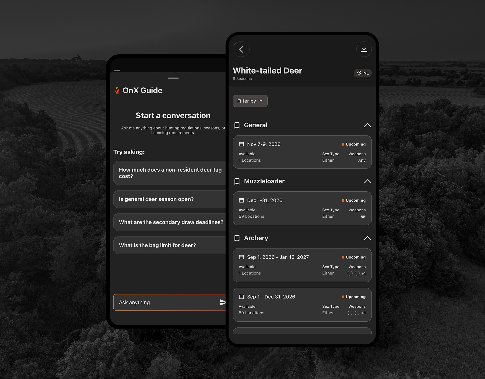 onX Hunt's FieldRegs product.