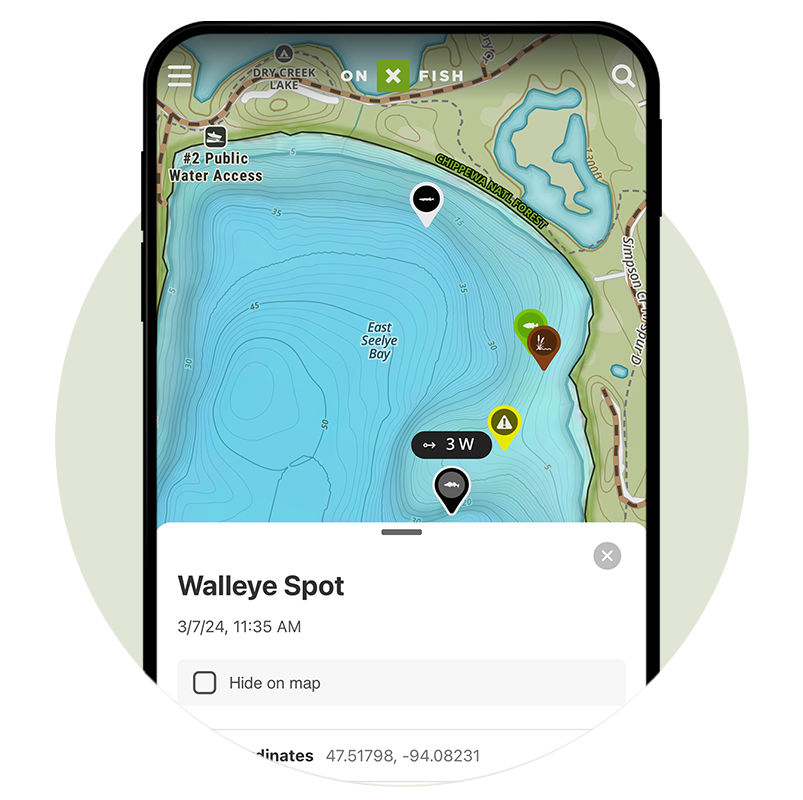 onX Fish gps fishing app