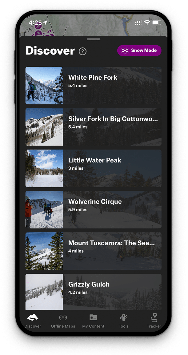 onX Backcountry GPS Map App for - Mobile Device Template 1 2 768x1444 