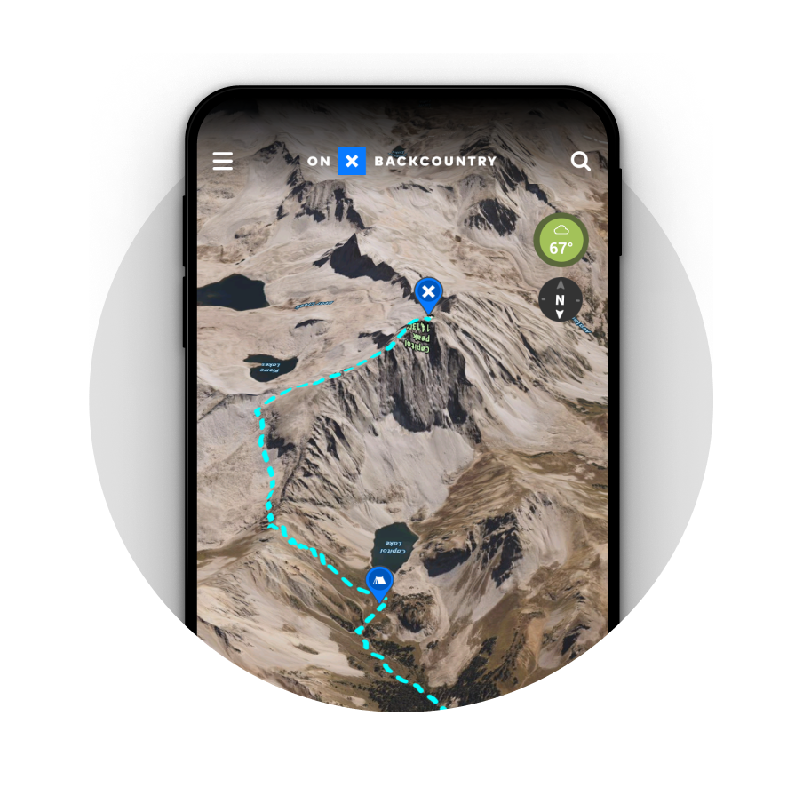 best GPS app on your phone onX Backcountry