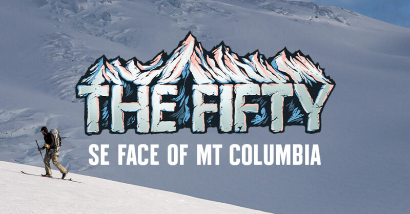 SE face of mt colubmia ab