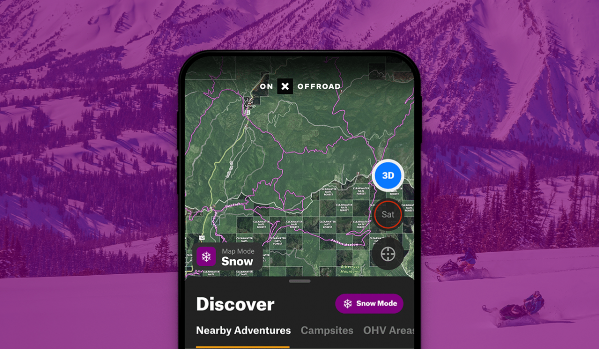 New Snowmobile Trail Maps Now Live onX Offroad