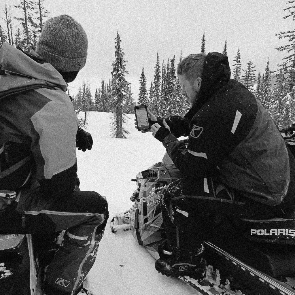 snowmobile route planning