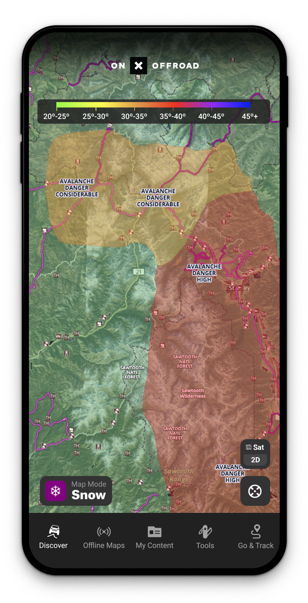 Callander Snowmobile Map Snowmobiling GPS Maps, Trails, & Tools App | onX Offroad