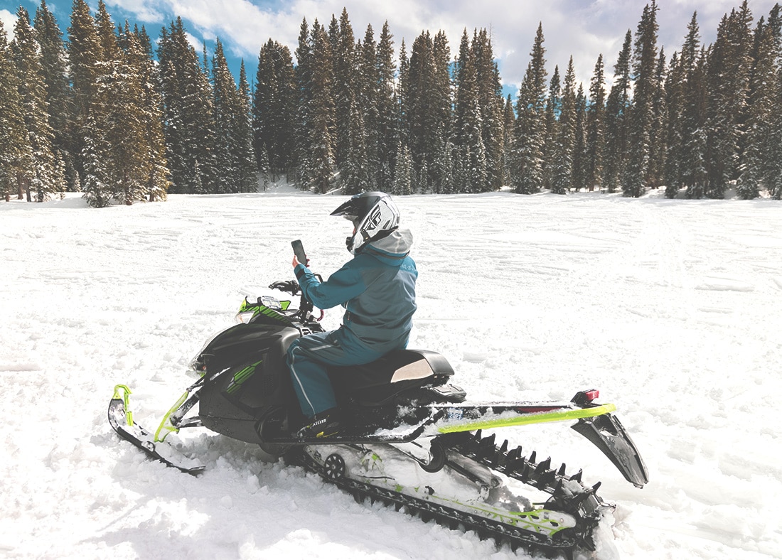 Using a Routing Snowmobile Trail Map - Backwoods GPS Trails