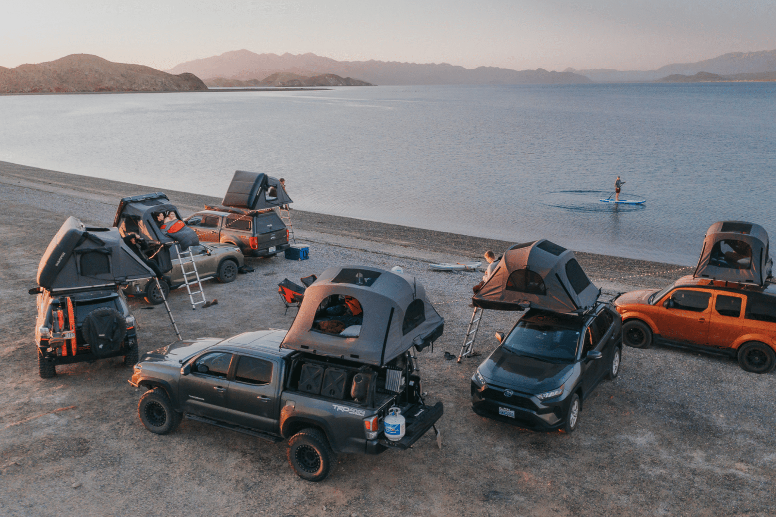onX Offroad ambassadors in their overlanding rigs